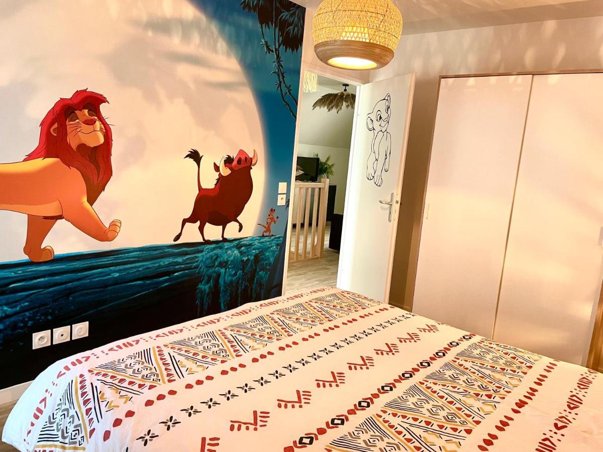 Bel Appartement « The Lion King » Proche Disney 蒙泰夫兰 外观 照片